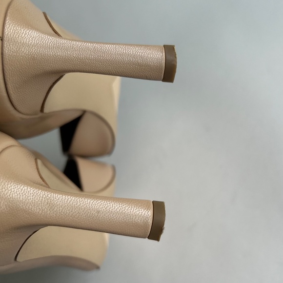 Franco Sarto L-Tana Cream Leather Point Toe Classic Heels size 9 - Picture 16 of 16